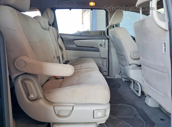 5FNRL5H35HB016525 2017 HONDA ODYSSEY Blue Rear seats view