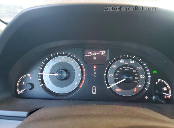 5FNRL5H35HB016525 2017 HONDA ODYSSEY Blue Instrument cluster view