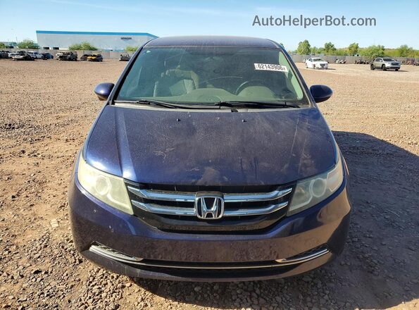 5FNRL5H35HB016525 2017 HONDA ODYSSEY Blue Front view