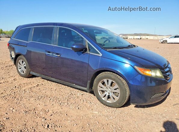 5FNRL5H35HB016525 2017 HONDA ODYSSEY Blue Front right