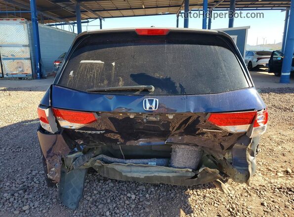 5FNRL5H35HB016525 2017 HONDA ODYSSEY Blue Rear view
