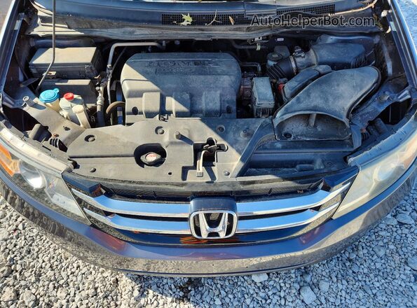 5FNRL5H35HB020879 2017 HONDA ODYSSEY Silver Widok komory silnika