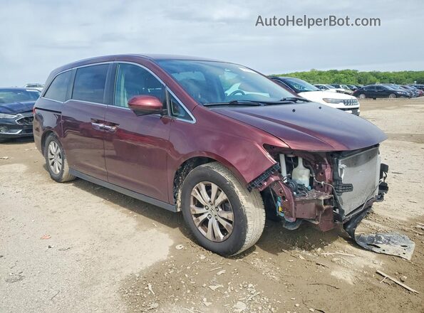 5FNRL5H35HB024964 2017 HONDA ODYSSEY Burgundy Delantero derecho