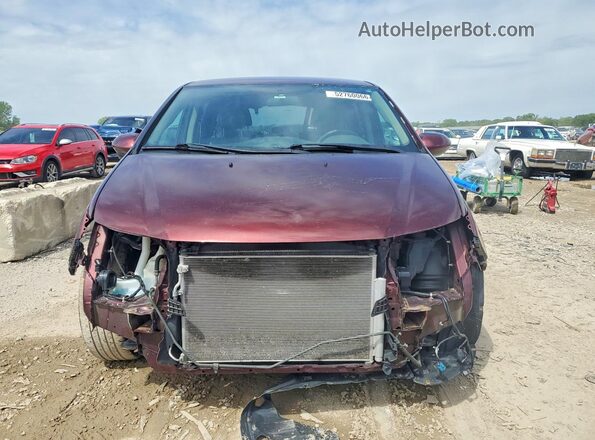 5FNRL5H35HB024964 2017 HONDA ODYSSEY Burgundy Vista frontal