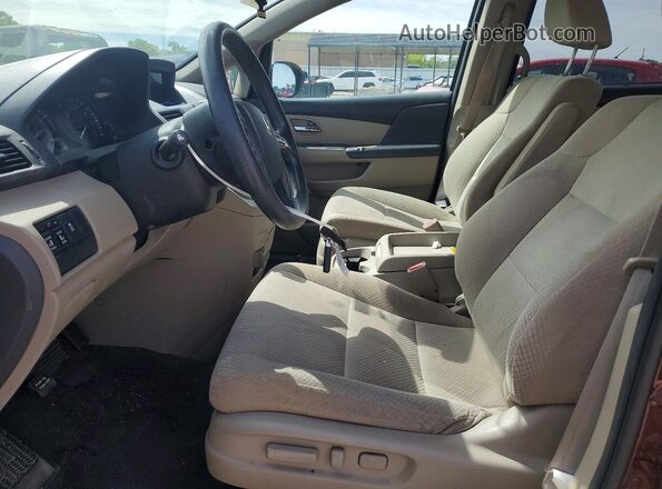 5FNRL5H35HB024964 2017 HONDA ODYSSEY Burgundy Vista interior delantera