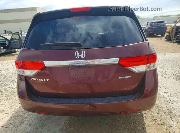 5FNRL5H35HB024964 2017 HONDA ODYSSEY Burgundy Vista trasera