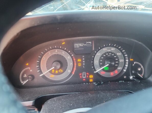 5FNRL5H36GB091359 2016 HONDA ODYSSEY Серый Вид щитка приборов