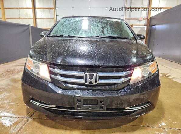 5FNRL5H36HB025119 2017 HONDA ODYSSEY Black Dashboard view