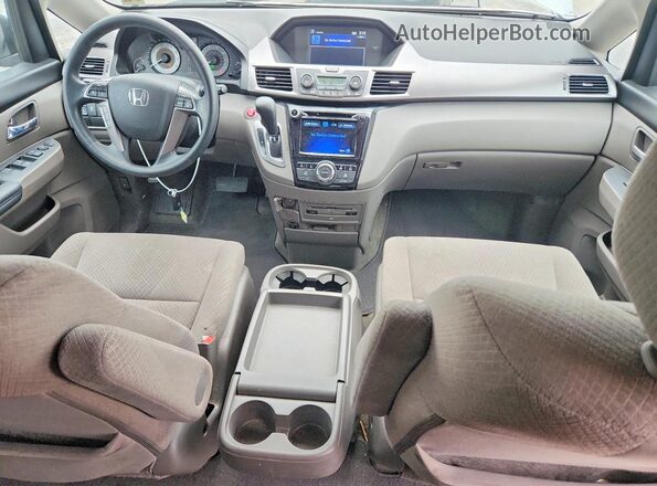 5FNRL5H37HB007678 2017 HONDA ODYSSEY Серебряный Вид панели приборов