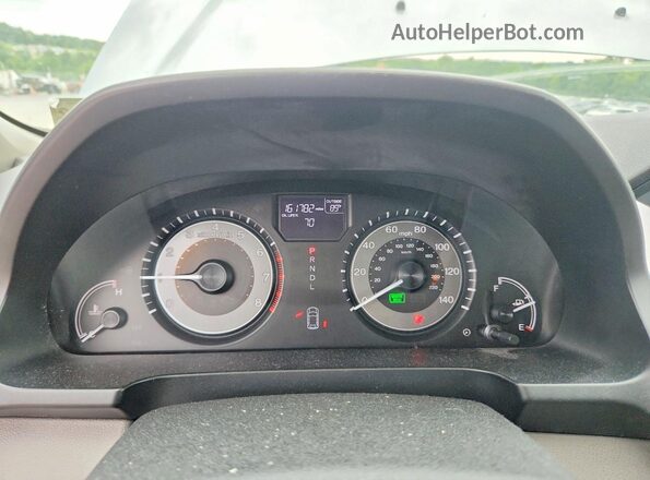 5FNRL5H37HB007678 2017 HONDA ODYSSEY Серебряный Вид щитка приборов