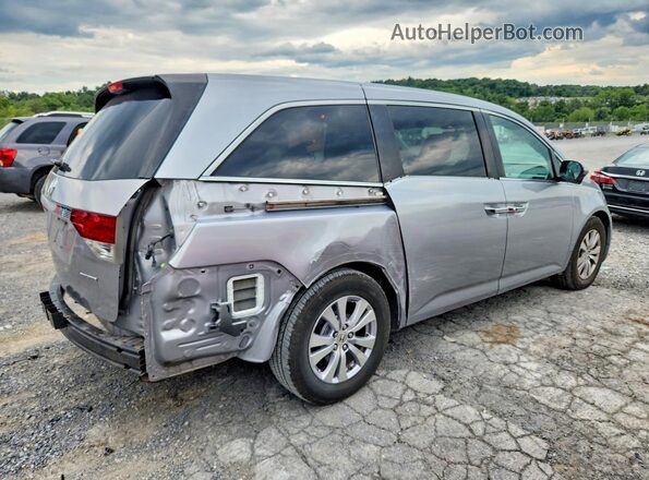 5FNRL5H37HB007678 2017 HONDA ODYSSEY Серебряный Задняя правая четверть