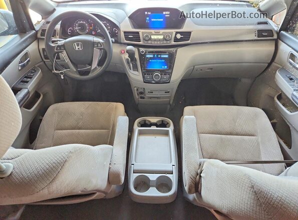 5FNRL5H37HB016610 2017 HONDA ODYSSEY Silver Առջևի վահանակի տեսք