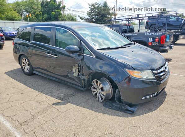 5FNRL5H38GB036895 2016 HONDA ODYSSEY Black Առջևի աջ