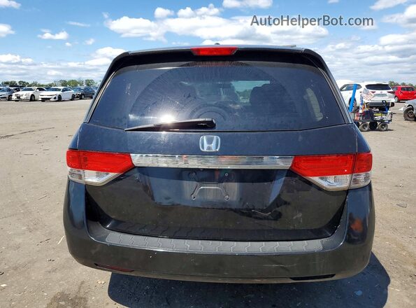 5FNRL5H38GB064857 2016 HONDA ODYSSEY Black Rear view