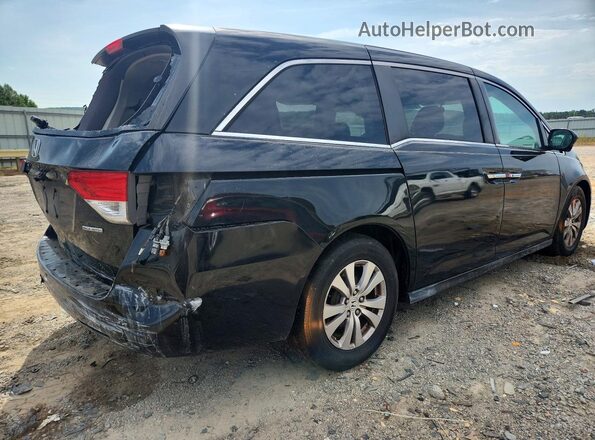 5FNRL5H38GB075146 2016 HONDA ODYSSEY Black უკანა მარჯვენა