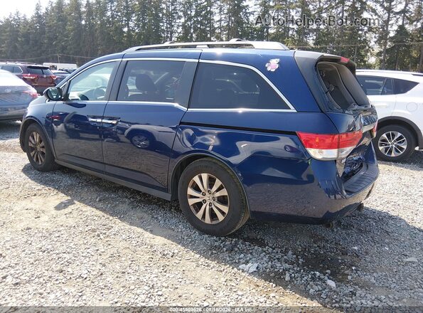 5FNRL5H39GB131773 2016 HONDA ODYSSEY Синий Задняя левая четверть