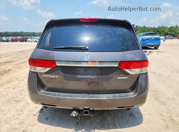 5FNRL5H39HB000411 2017 HONDA ODYSSEY Gray უკანა ხედი