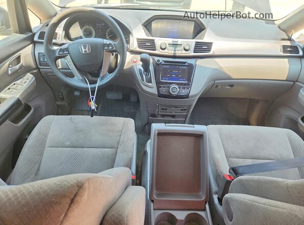 5FNRL5H39HB000411 2017 HONDA ODYSSEY Gray წინა პანელის ხედი