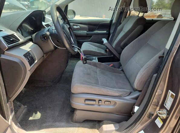 5FNRL5H39HB000411 2017 HONDA ODYSSEY Gray წინა სალონის ხედი