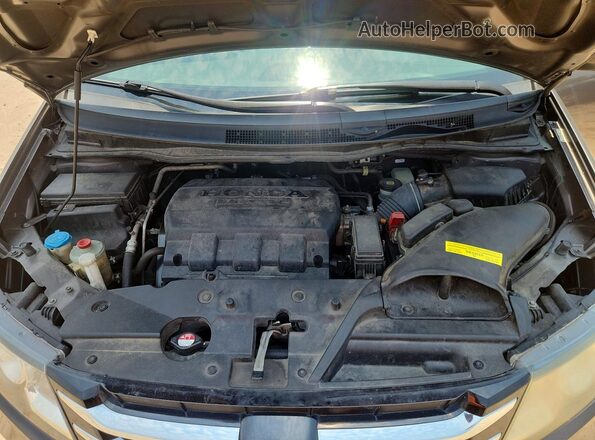 5FNRL5H39HB000411 2017 HONDA ODYSSEY Gray ძრავის განყოფილების ხედი