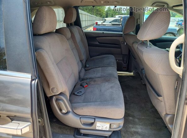 5FNRL5H39HB000411 2017 HONDA ODYSSEY Gray უკანა სალონის ხედი