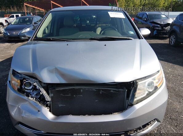 5FNRL5H39HB006130 2017 HONDA ODYSSEY Silver Front view