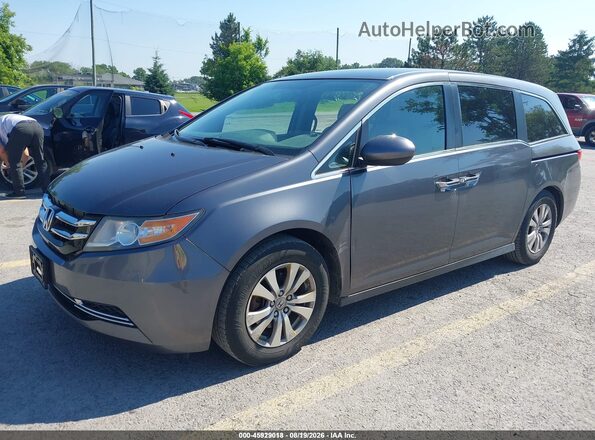 5FNRL5H39HB019203 2017 HONDA ODYSSEY Gray წინა მარცხენა ხედი სამი მეოთხედიდან