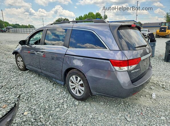 5FNRL5H3XGB096452 2016 HONDA ODYSSEY Gray Задня ліва чверть