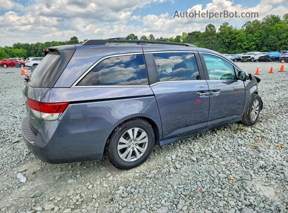 5FNRL5H3XGB096452 2016 HONDA ODYSSEY Gray Задня права чверть