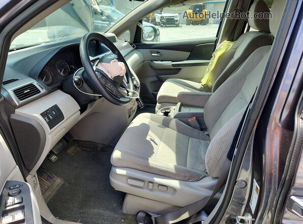 5FNRL5H3XGB096452 2016 HONDA ODYSSEY Gray Вид салону спереду