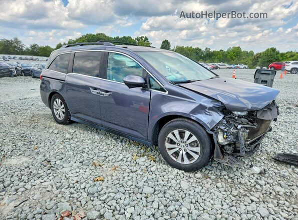 5FNRL5H3XGB096452 2016 HONDA ODYSSEY Gray Передня права чверть