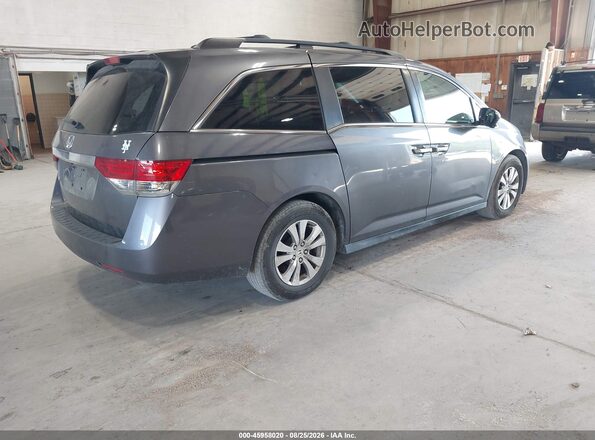5FNRL5H41GB002841 2016 HONDA ODYSSEY Серый Задняя правая четверть