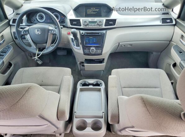 5FNRL5H47GB058606 2016 HONDA ODYSSEY Gray Dashboard view
