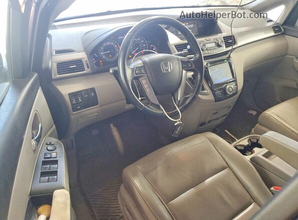 5FNRL5H60GB007031 2016 HONDA ODYSSEY Gray წინა პანელის ხედი