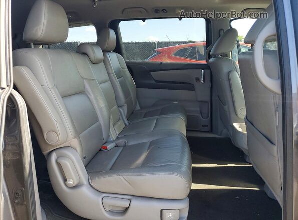 5FNRL5H60GB027795 2016 HONDA ODYSSEY Gray უკანა სალონის ხედი