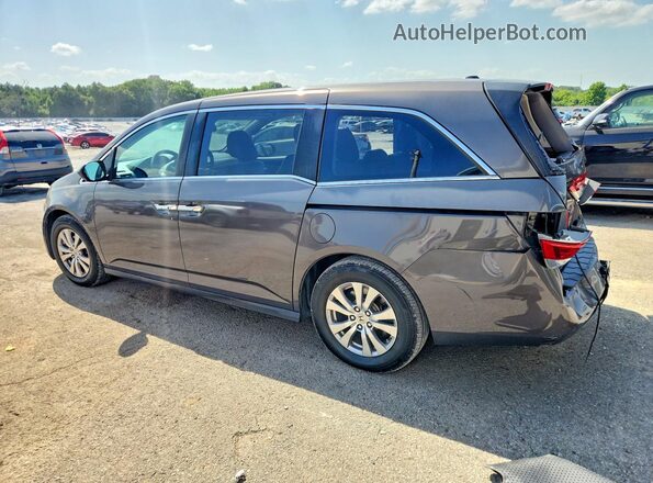 5FNRL5H60HB007175 2017 HONDA ODYSSEY Gray Задня ліва чверть