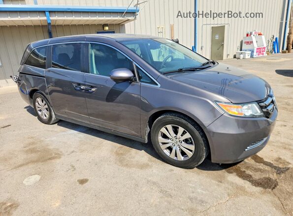 5FNRL5H60HB007175 2017 HONDA ODYSSEY Gray Передня права чверть