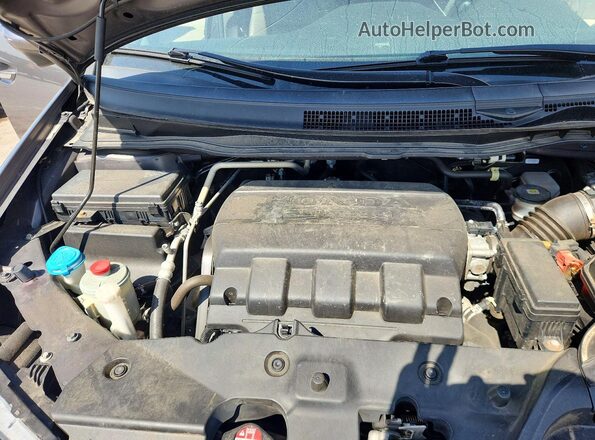 5FNRL5H60HB007175 2017 HONDA ODYSSEY Gray Вид підкапотного простору