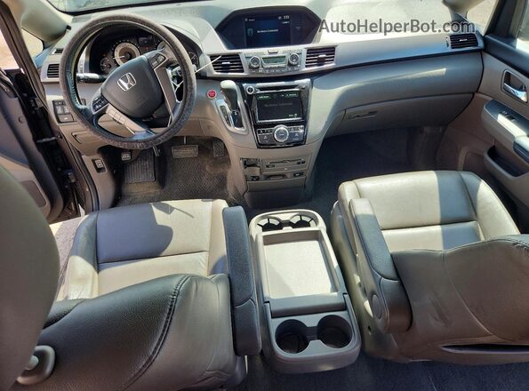 5FNRL5H60HB007175 2017 HONDA ODYSSEY Gray Вид панелі приладів
