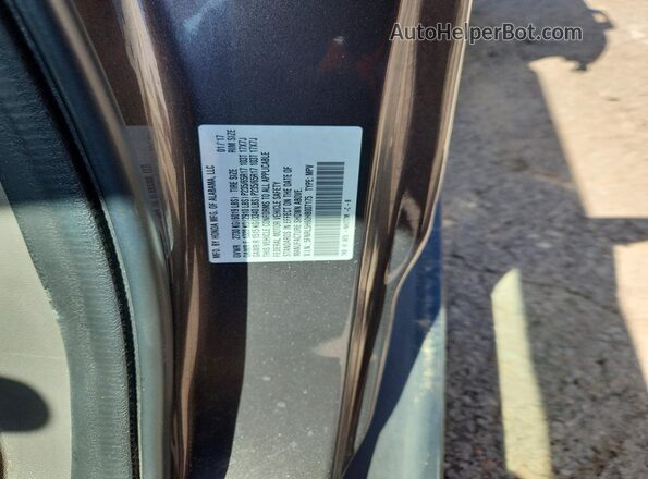 5FNRL5H60HB007175 2017 HONDA ODYSSEY Gray Вид наклейки з VIN-кодом