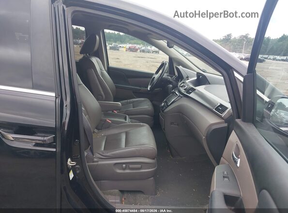 5FNRL5H61GB071157 2016 HONDA ODYSSEY Black Widok wnętrza z przodu