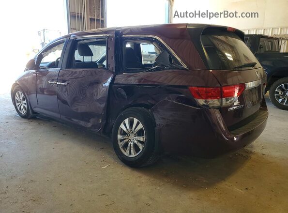 5FNRL5H61HB001711 2017 HONDA ODYSSEY Maroon უკანა მარცხენა