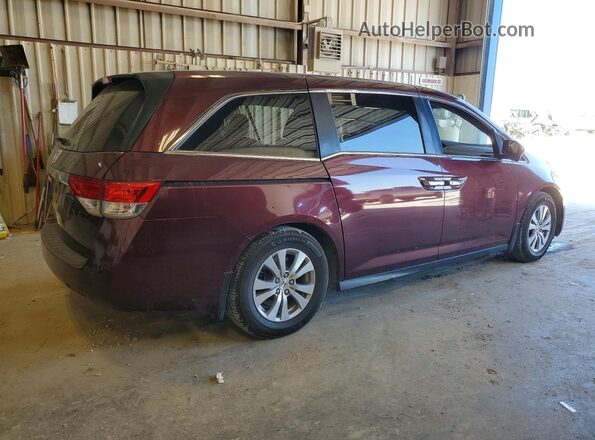 5FNRL5H61HB001711 2017 HONDA ODYSSEY Maroon უკანა მარჯვენა