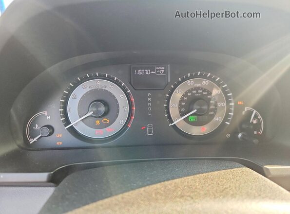 5FNRL5H61HB011350 2017 HONDA ODYSSEY Silver Widok zestawu wskaźników