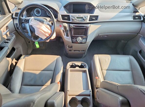 5FNRL5H61HB011350 2017 HONDA ODYSSEY Silver Widok deski rozdzielczej
