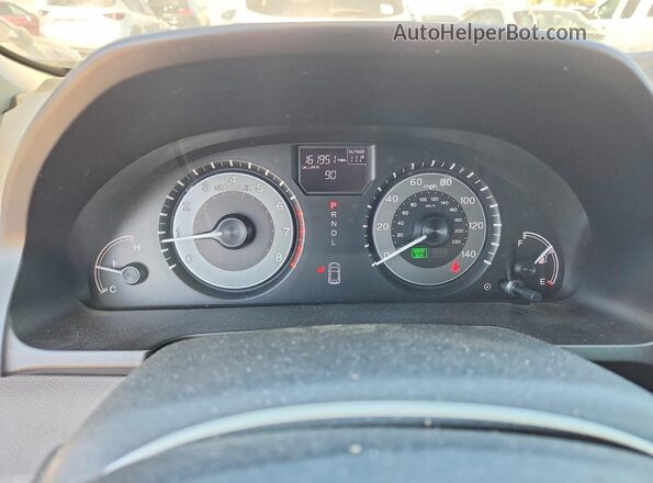 5FNRL5H61HB021764 2017 HONDA ODYSSEY White Instrument cluster view
