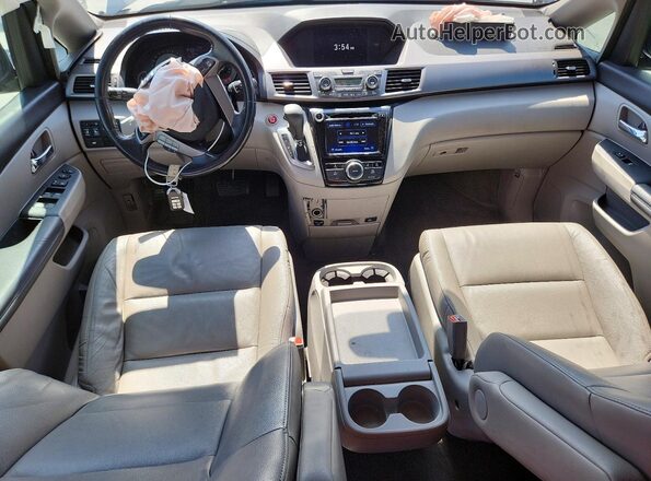 5FNRL5H62GB142298 2016 HONDA ODYSSEY Gray Vista del salpicadero