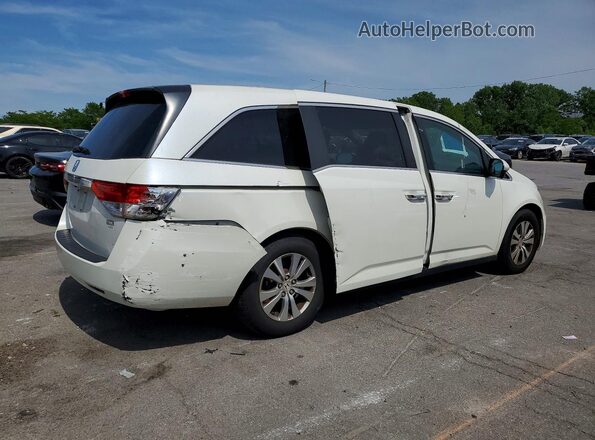 5FNRL5H62HB010787 2017 HONDA ODYSSEY White Задня права чверть