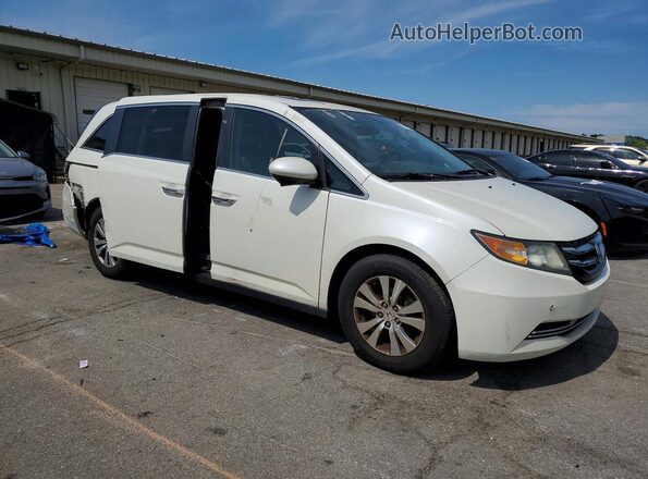 5FNRL5H62HB010787 2017 HONDA ODYSSEY White Передня права чверть