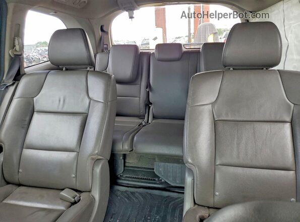 5FNRL5H63GB074870 2016 HONDA ODYSSEY Black Widok tylnych siedzeń